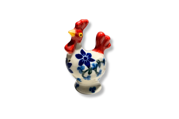  D66 Bunzlau Zoutstrooier Haantje 5,8 cm 1821 Peper en Zout